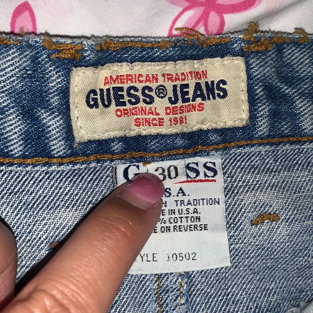 EUC Vintage GUESS Denim Skirt - Picture 4 of 12
